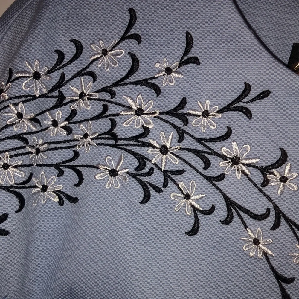 Bob Mackie Wearable‎ Art Jacket Floral Embroidered Women’s XL